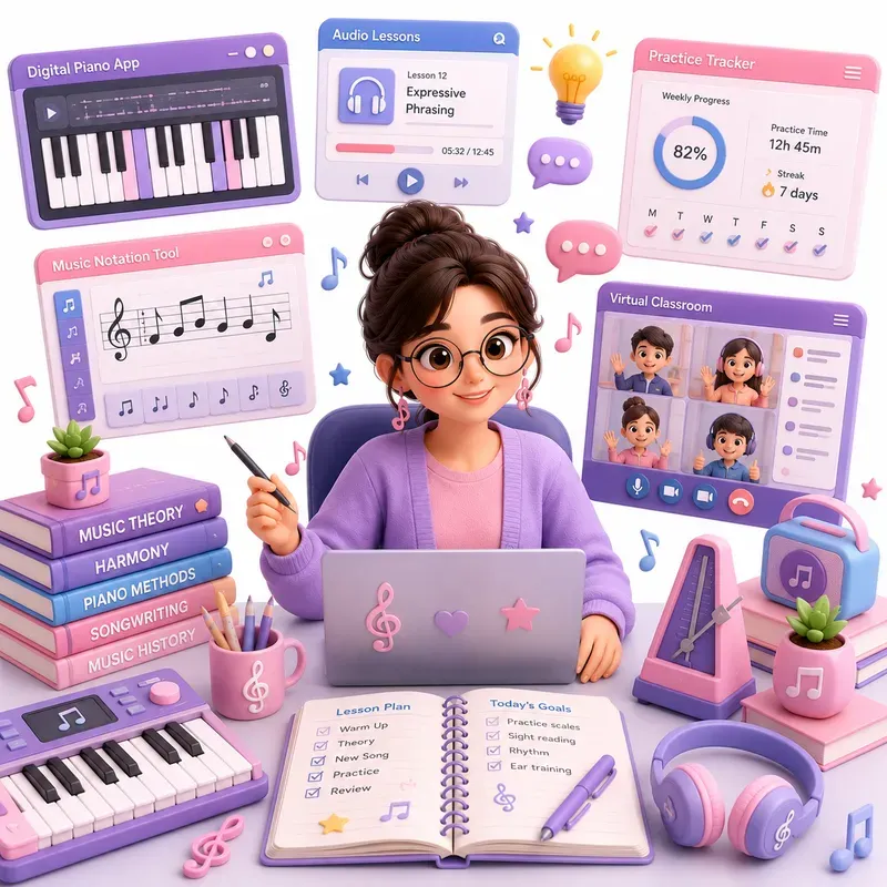 Cute 3D Edtech Learning Toolkit Kits