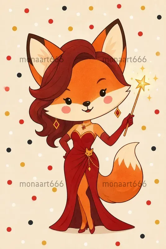 Vibrant Caricature Animal Cliparts