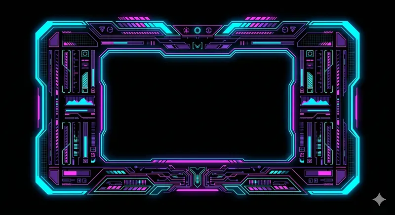 Cyberpunk UI Hud Frames