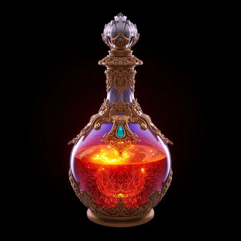 3D Magic Fantasy Potions Game Assets