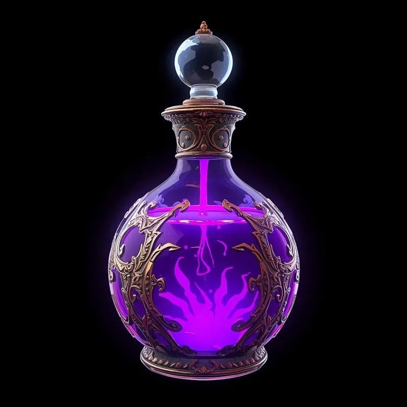 3D Magic Fantasy Potions Game Assets