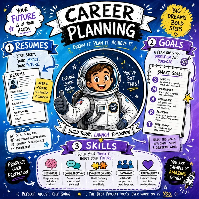 Whimsical Sketchnote Character Posters
