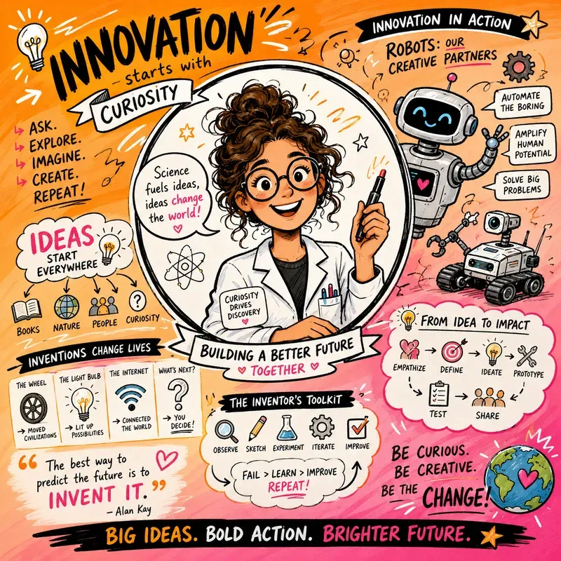 Whimsical Sketchnote Character Posters