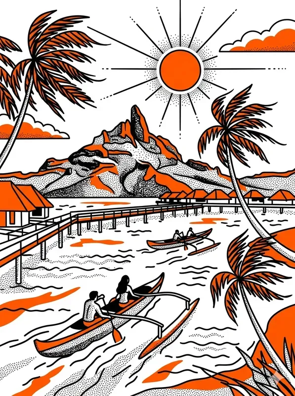 High Contrast Minimalist Travel Posters