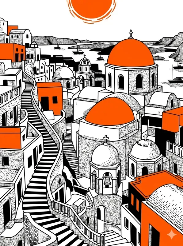 High Contrast Minimalist Travel Posters