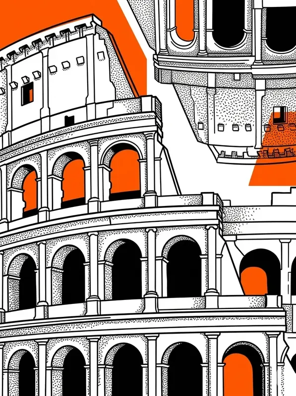 High Contrast Minimalist Travel Posters