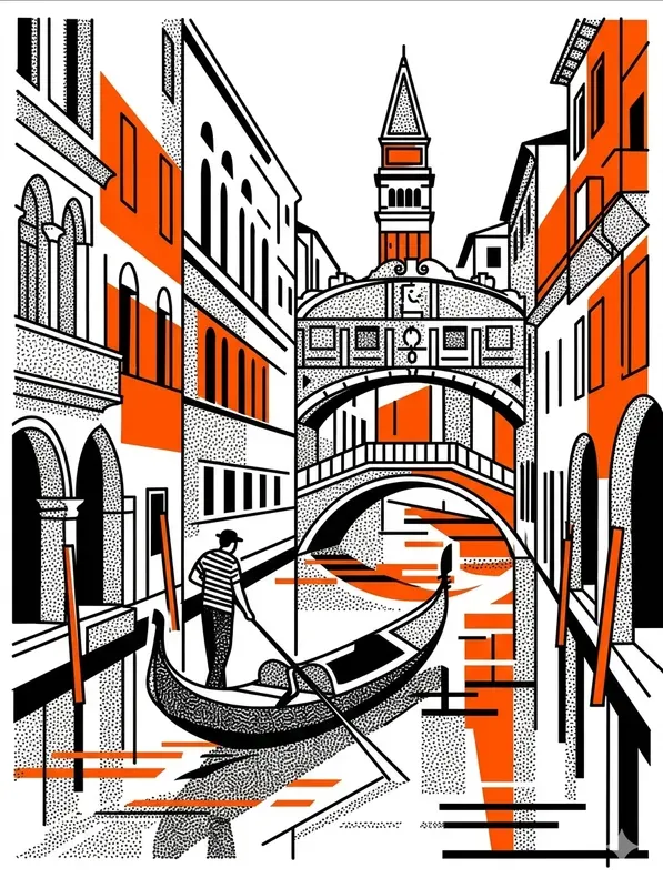 High Contrast Minimalist Travel Posters