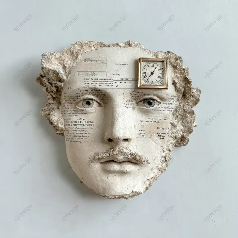 Paper Relic Sculpture Illustration Art