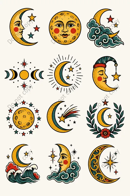 Old School Tattoo Flash Sheets