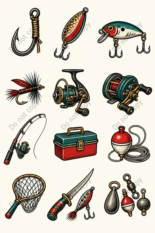 Old School Tattoo Flash Sheets