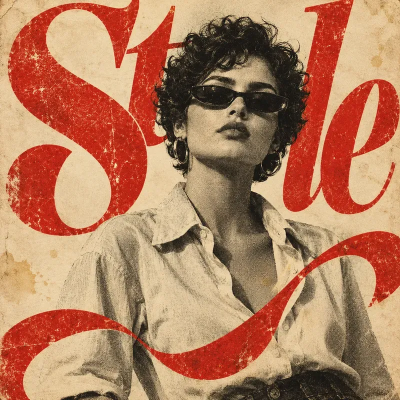 Retro Typography Portraits