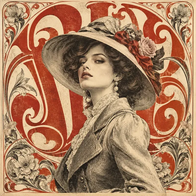 Retro Typography Portraits