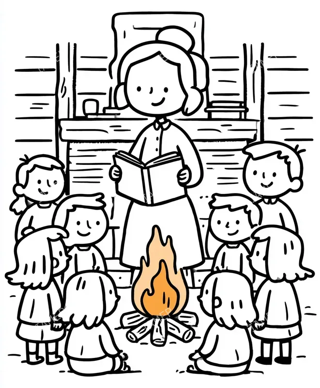 Historical Coloring Pages