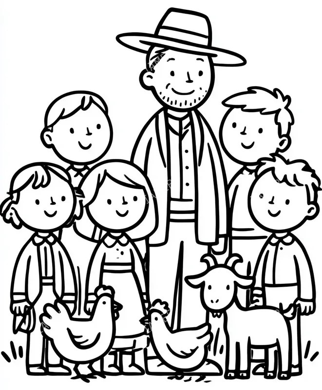Historical Coloring Pages