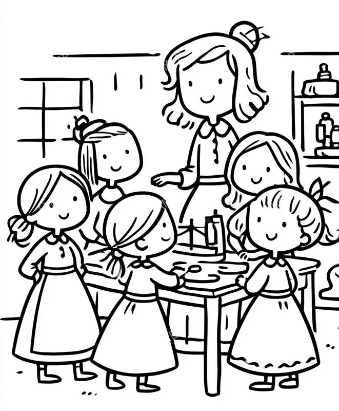 Historical Coloring Pages