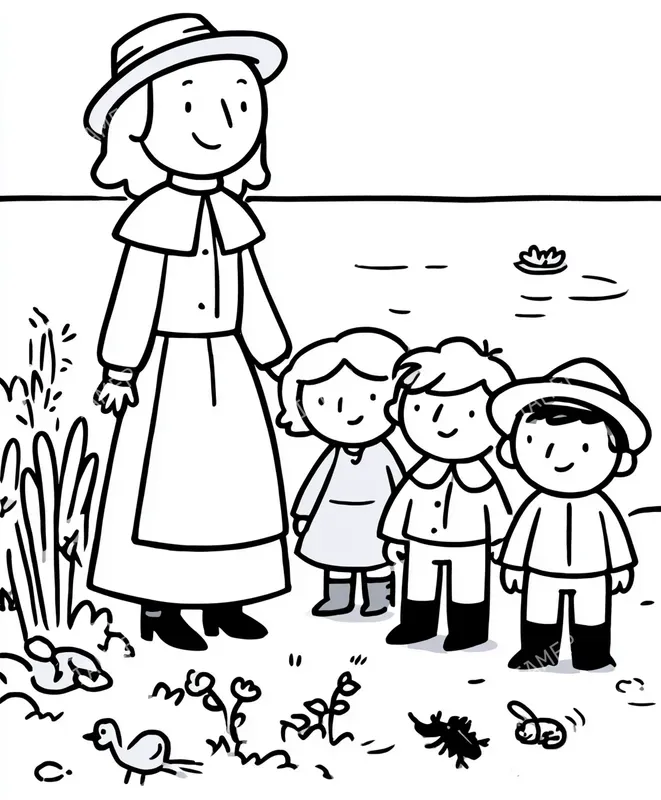 Historical Coloring Pages