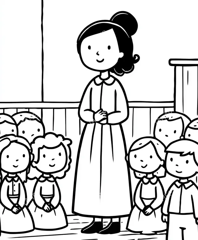 Historical Coloring Pages