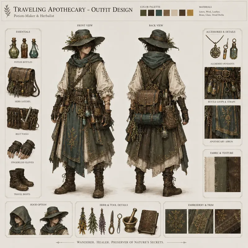 Character Outfit Designs
