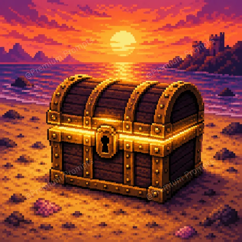 Retro 8 Bit Pixel Art Illustrations