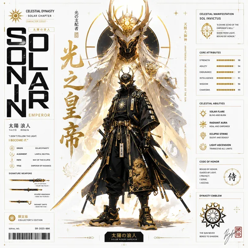 Mythic Character Codex Posters