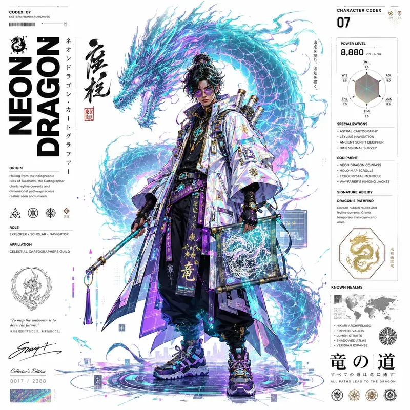 Mythic Character Codex Posters