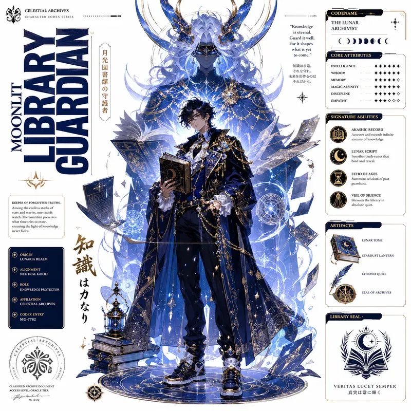 Mythic Character Codex Posters
