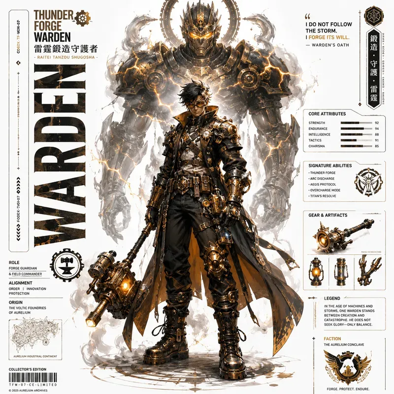 Mythic Character Codex Posters