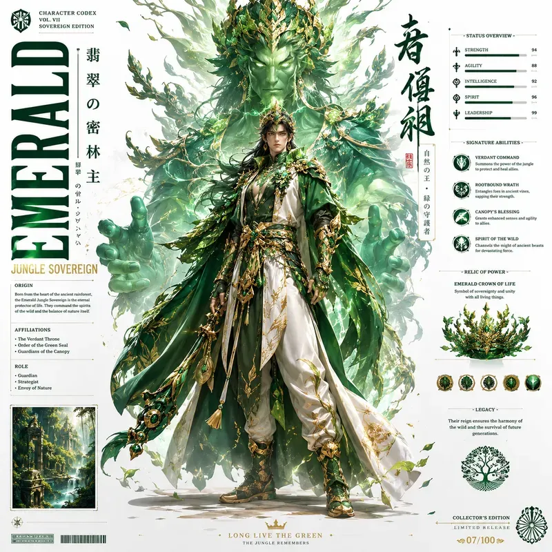 Mythic Character Codex Posters