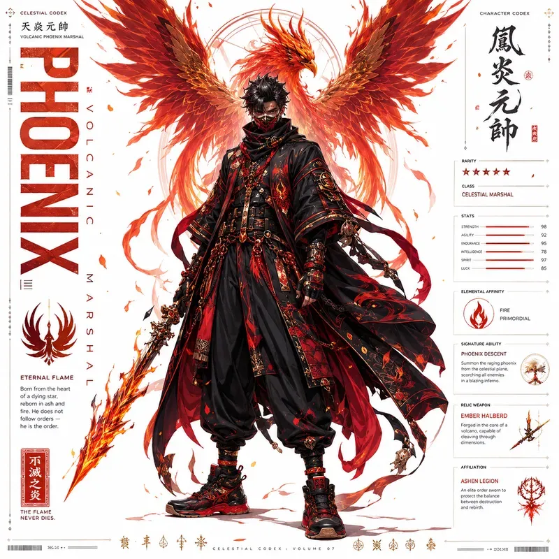 Mythic Character Codex Posters