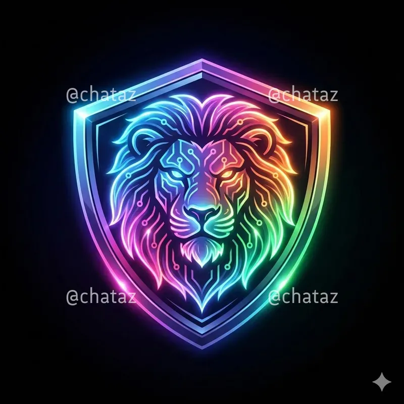 Neon Spectrum Animal Emblem Logos