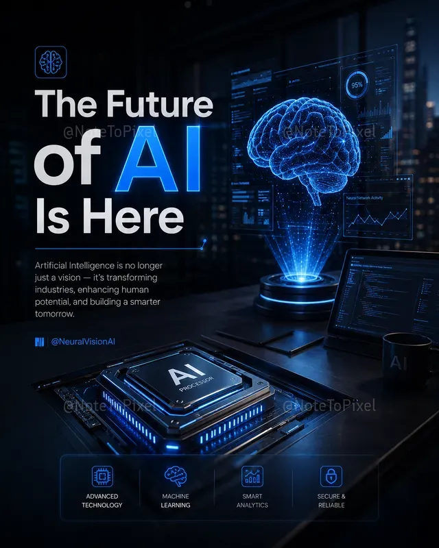 Futuristic Tech Social Posts