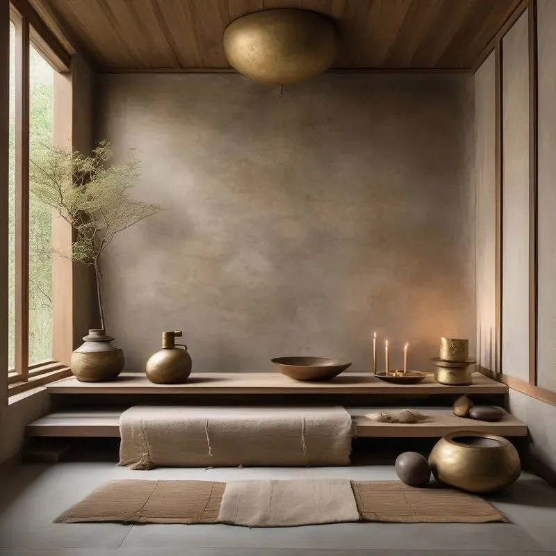 Wabi Sabi Interior Photography Sdxl