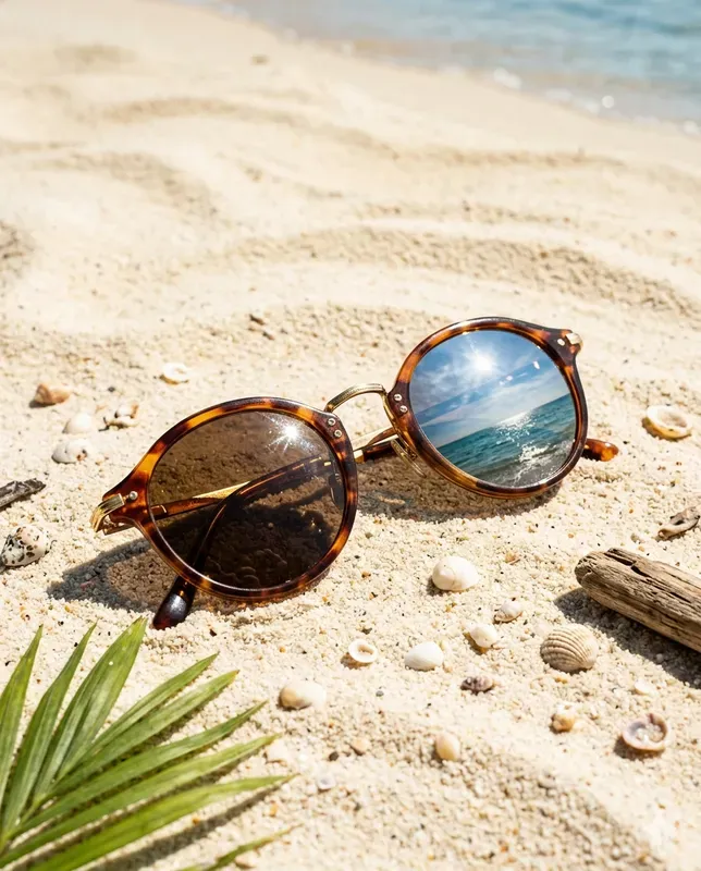Sunglasses On Sand