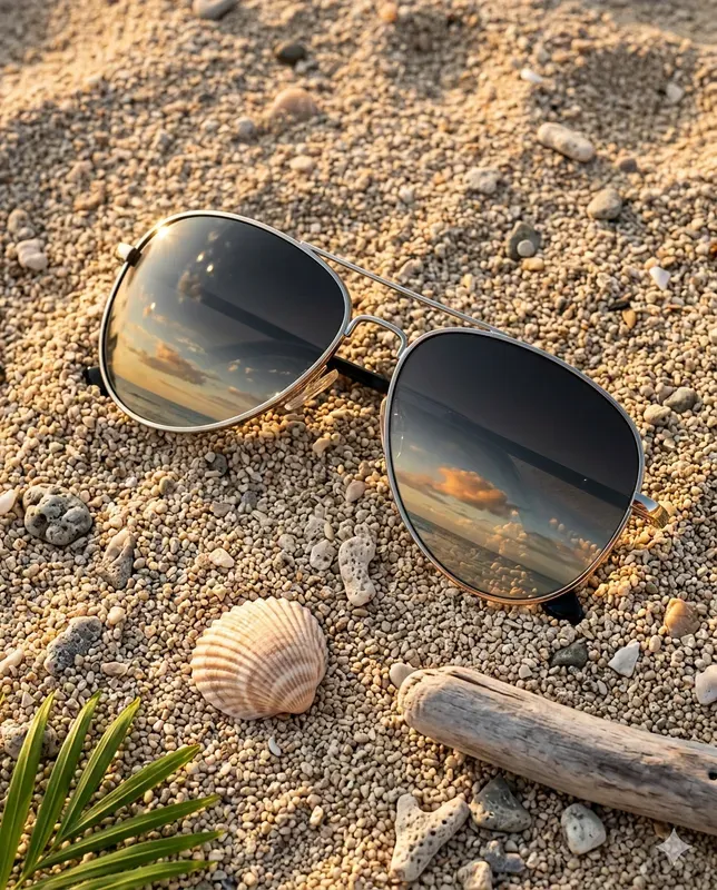 Sunglasses On Sand