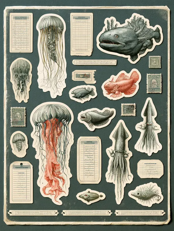 Diecut Naturalist Sticker Sheets