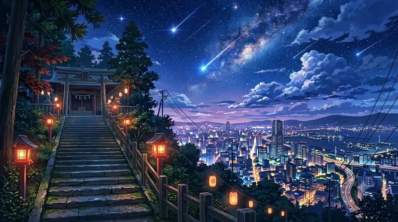 Makoto Shinkai Backgrounds Landscapes