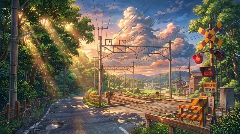 Makoto Shinkai Backgrounds Landscapes