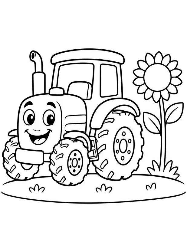 Coloring Book Page Line Art KDP Ready