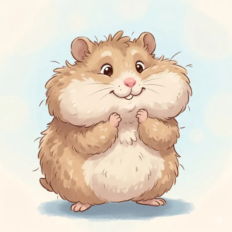 Fluffy Overstuffed Cartoon Animals