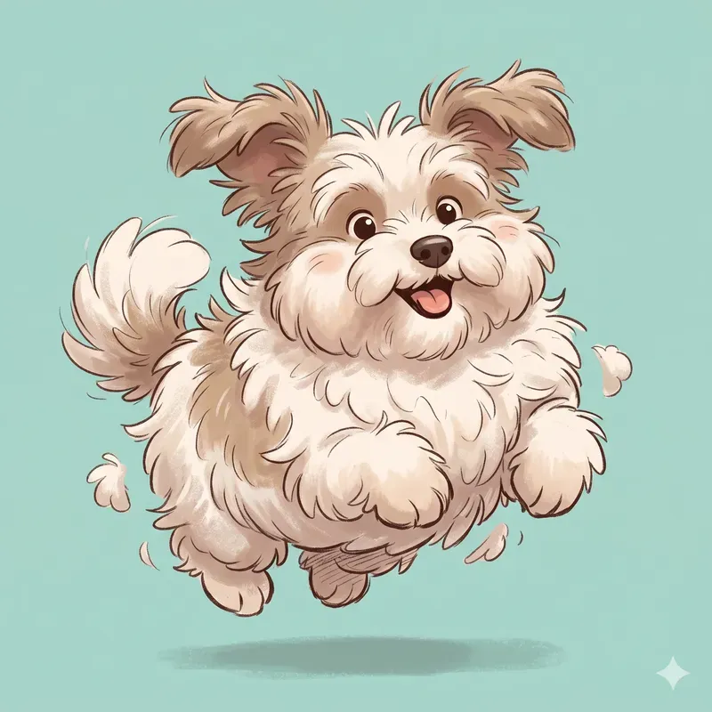 Fluffy Overstuffed Cartoon Animals