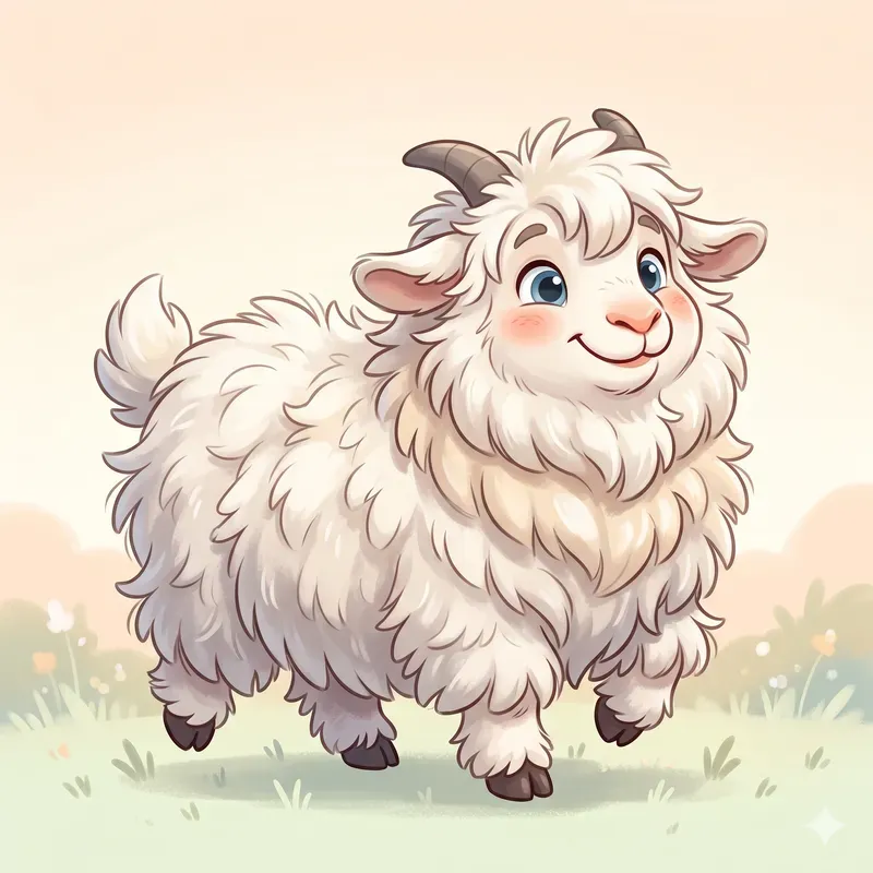 Fluffy Overstuffed Cartoon Animals