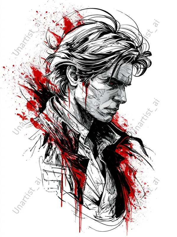 Star Wars Gothic Tattoo Line Art