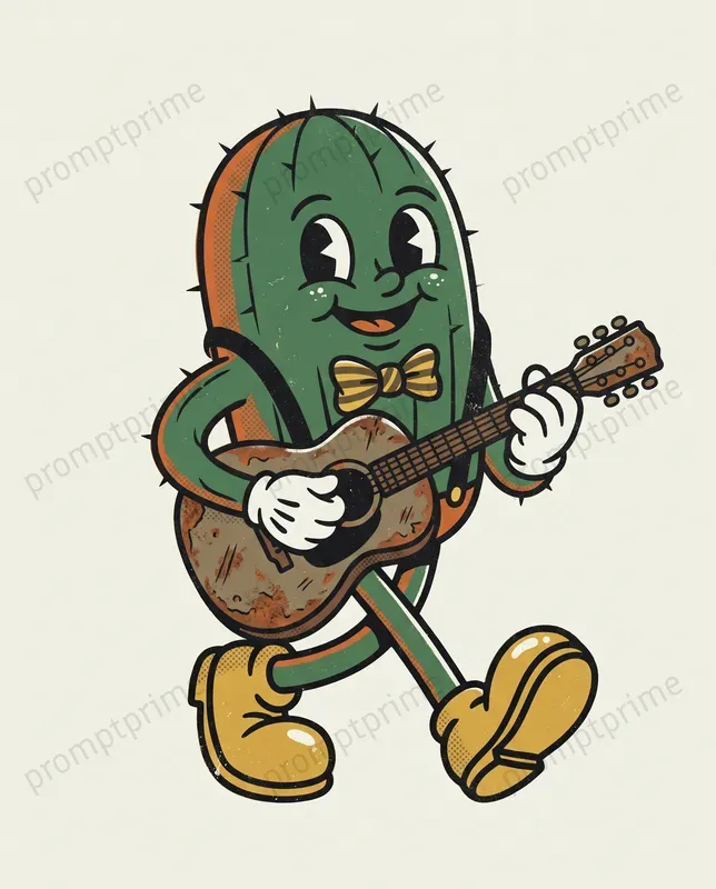 Retro Rubber Hose Cartoon Mascots
