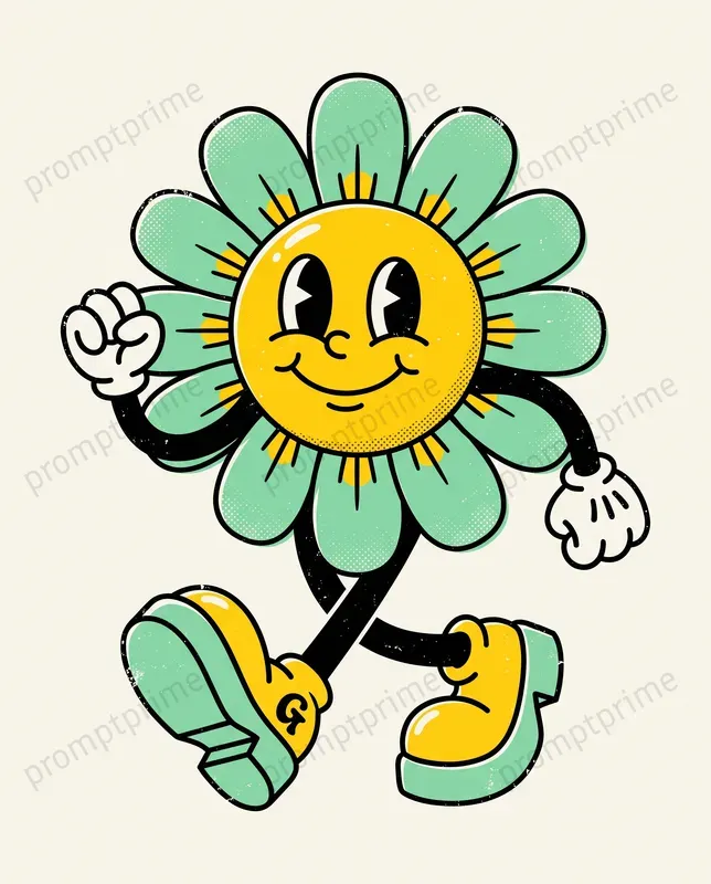 Retro Rubber Hose Cartoon Mascots