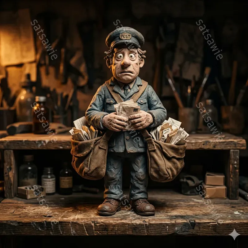 Whimsical Clay Figures