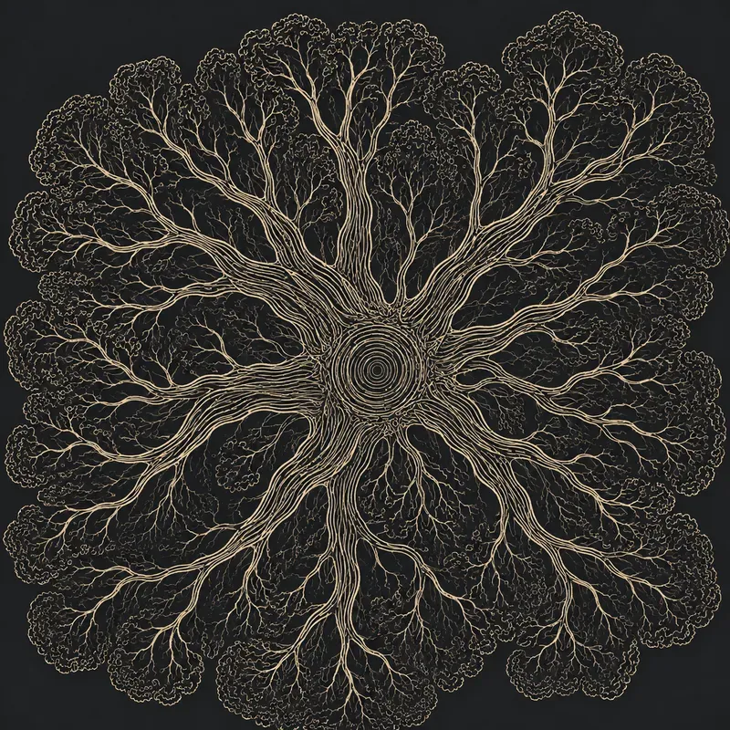 Minimalist Contour Line Art