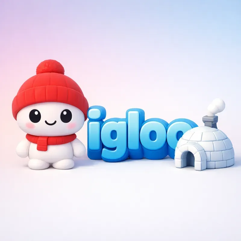 Cute 3D Toy Text Mini Home Logos