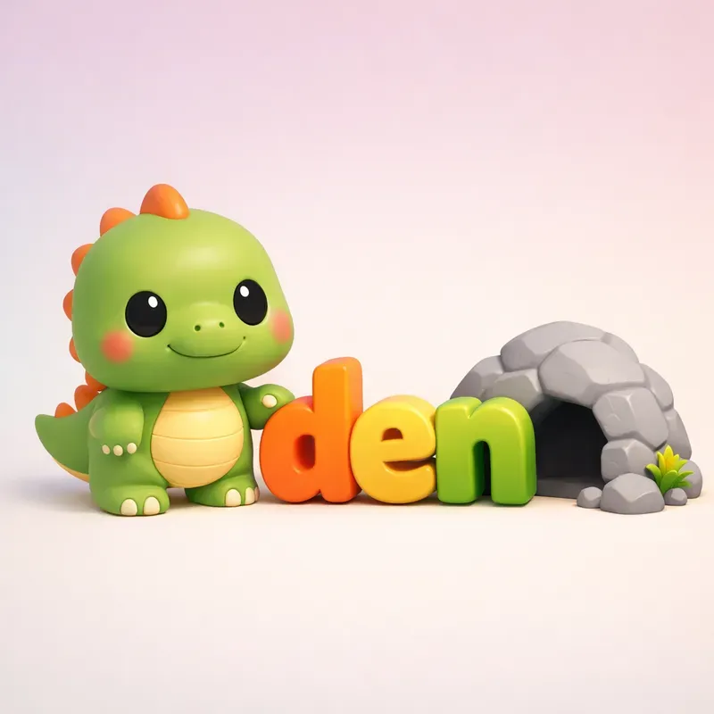 Cute 3D Toy Text Mini Home Logos