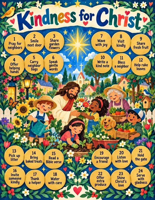Advent Kindness Mission Boards