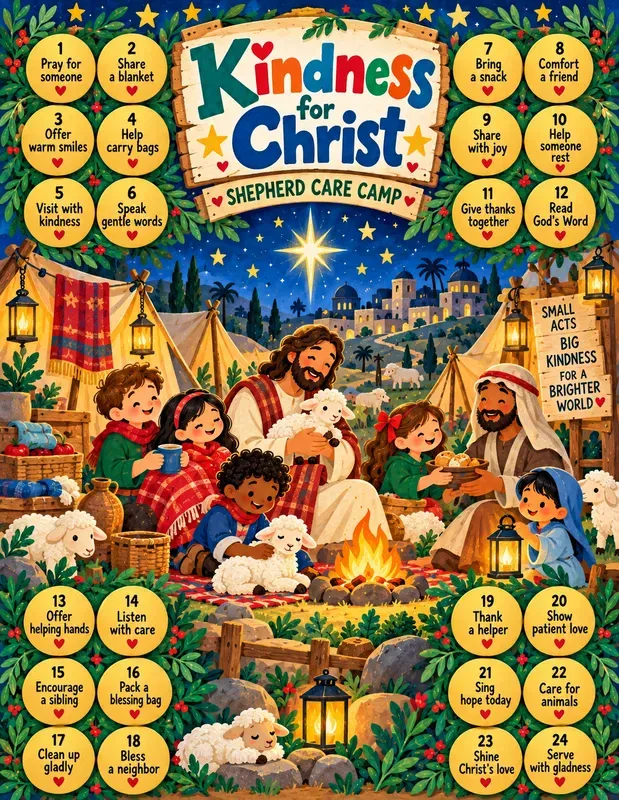 Advent Kindness Mission Boards